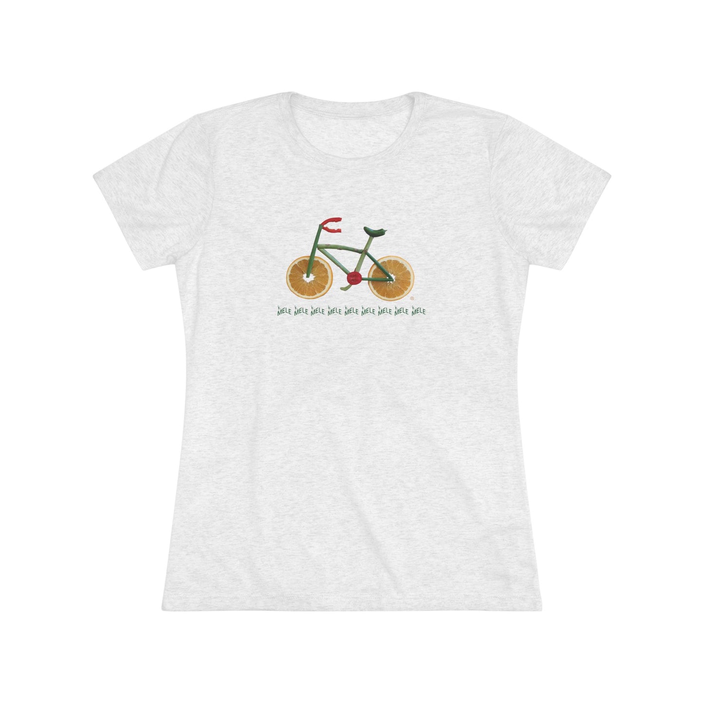 Women's Triblend Tee - Veggie Bike