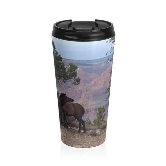 Travel Mug - Elk at Grand Canyon