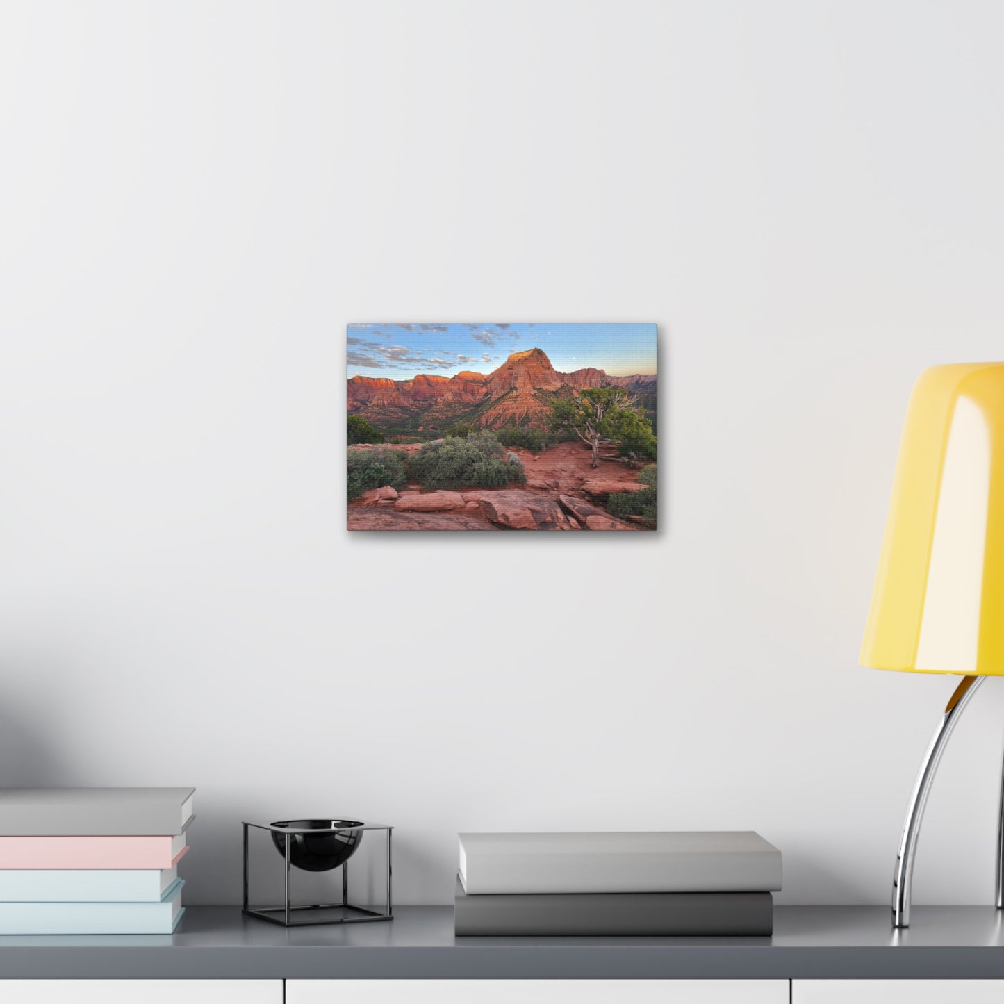 Canvas Wall Art - Kolob Canyons at sunset (Zion National Park)