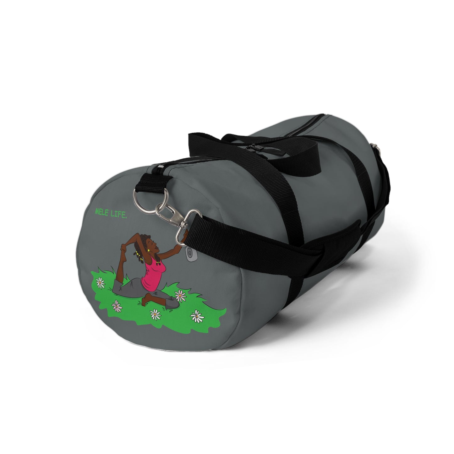 Duffel Bag - Yoga Lady 2  (dark gray)