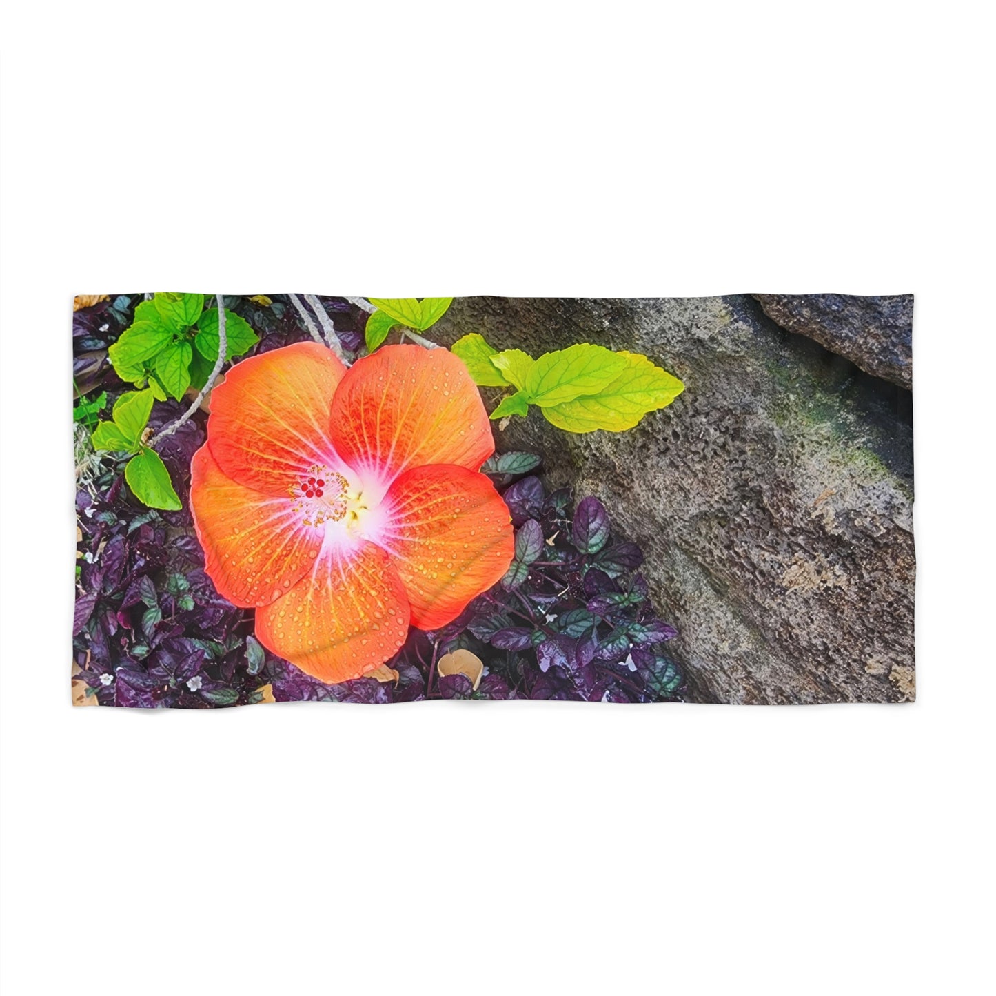 Beach, Bath & Pool Towel - Hawaiian Hibiscus Flower