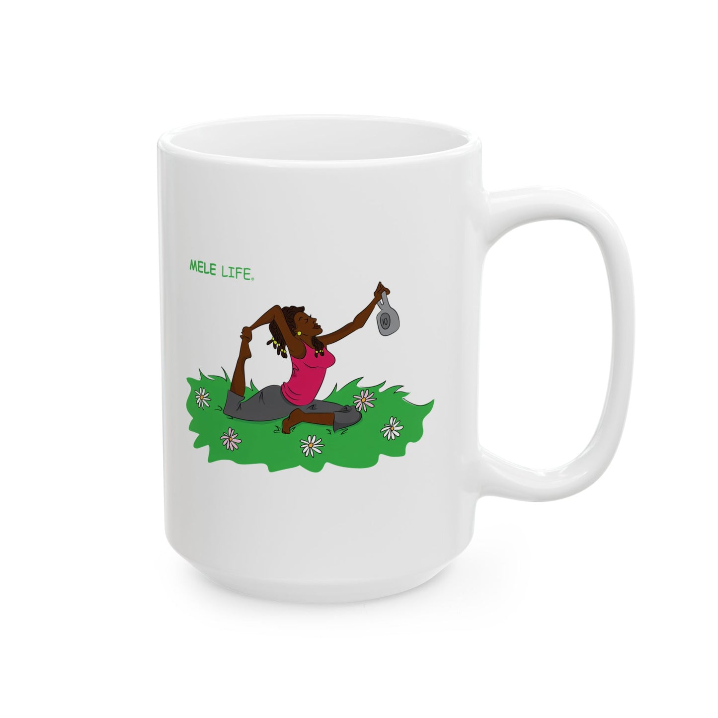 Coffee Mug (11oz/15oz) - Yoga Lady 2