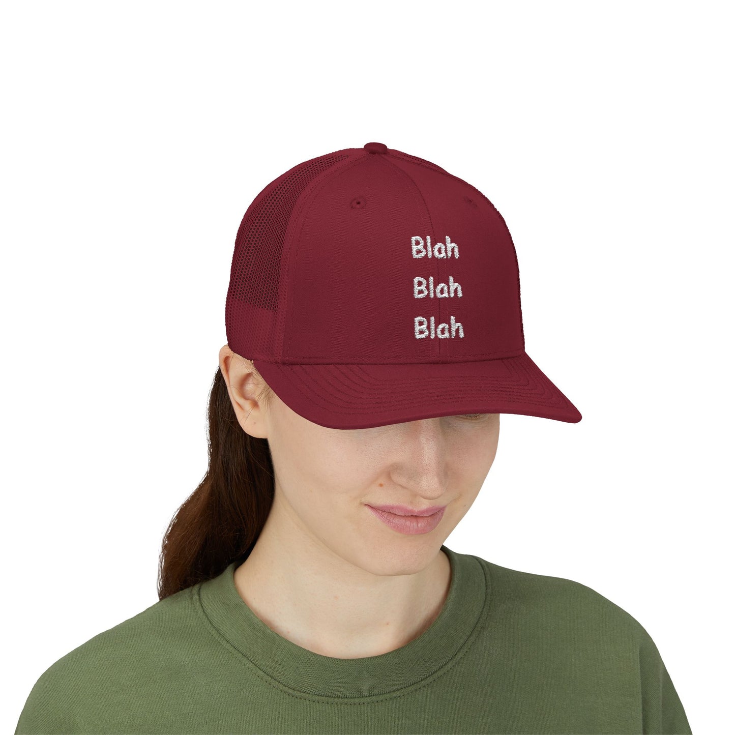 Baseball Cap (Snapback Trucker style) - Blah Blah Blah