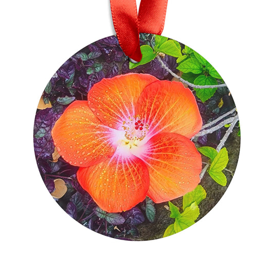 Holiday Ornament - Hawaiian Hibiscus Flower