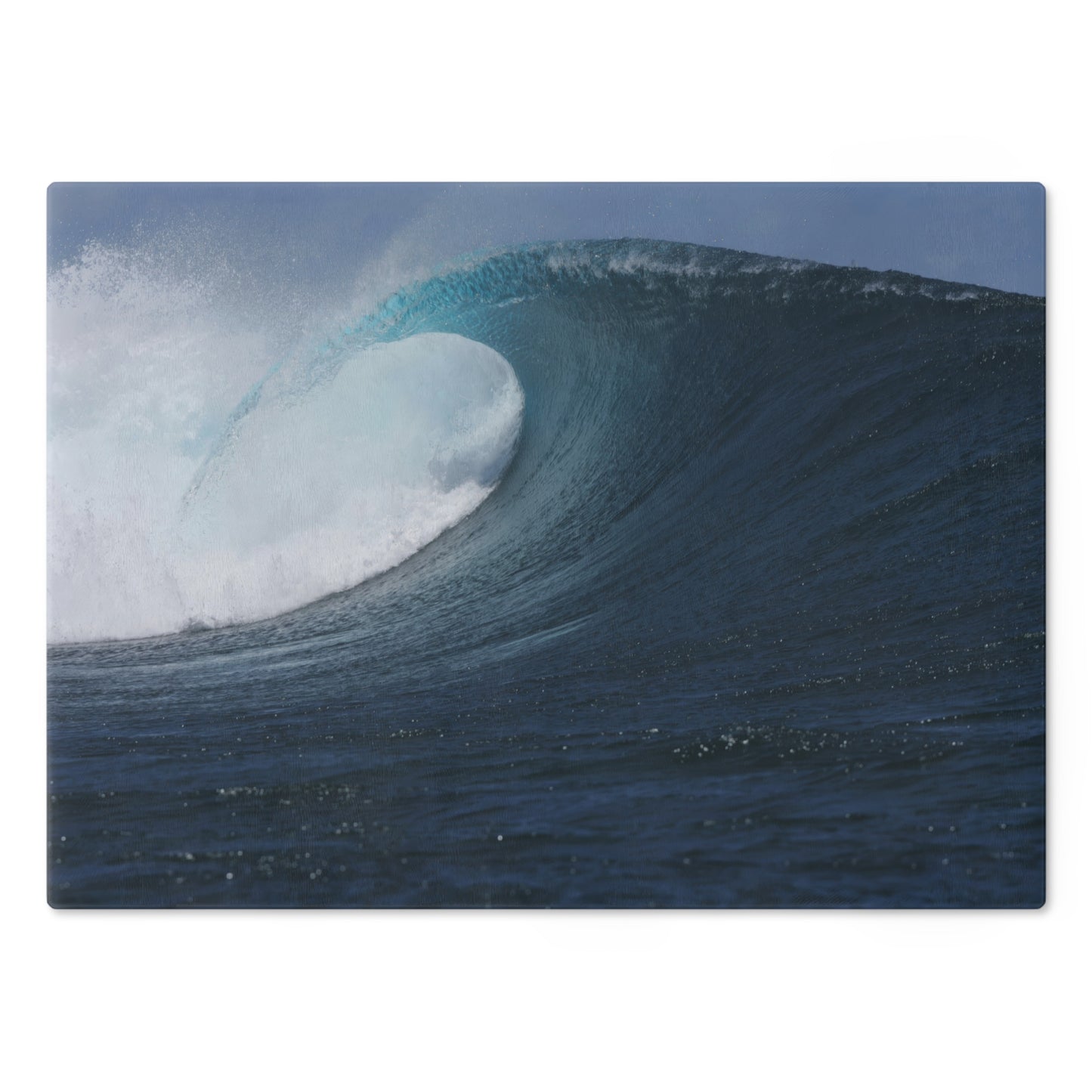 Cutting Board (glass) - Wave  (left)