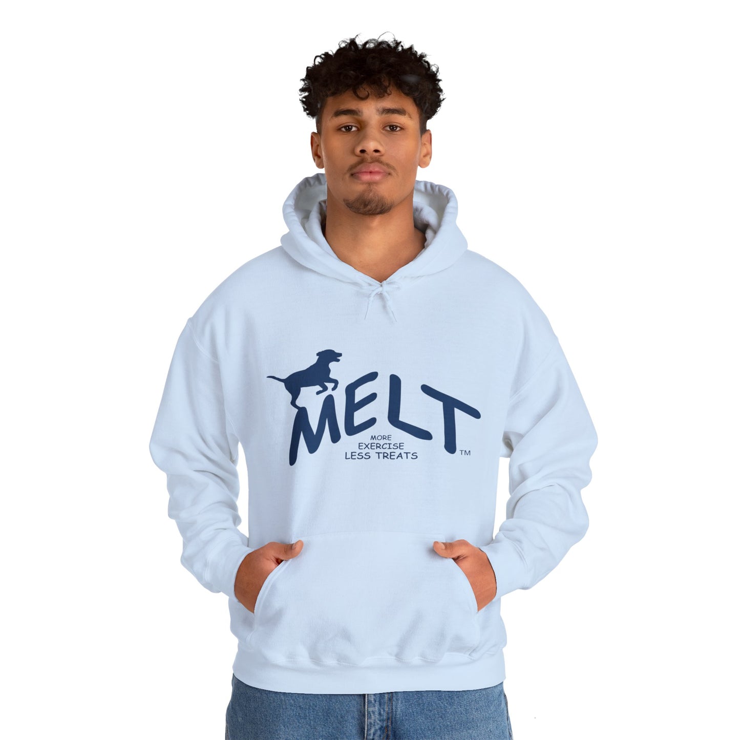 Hooded Sweatshirt (unisex) - MELT   (blue)