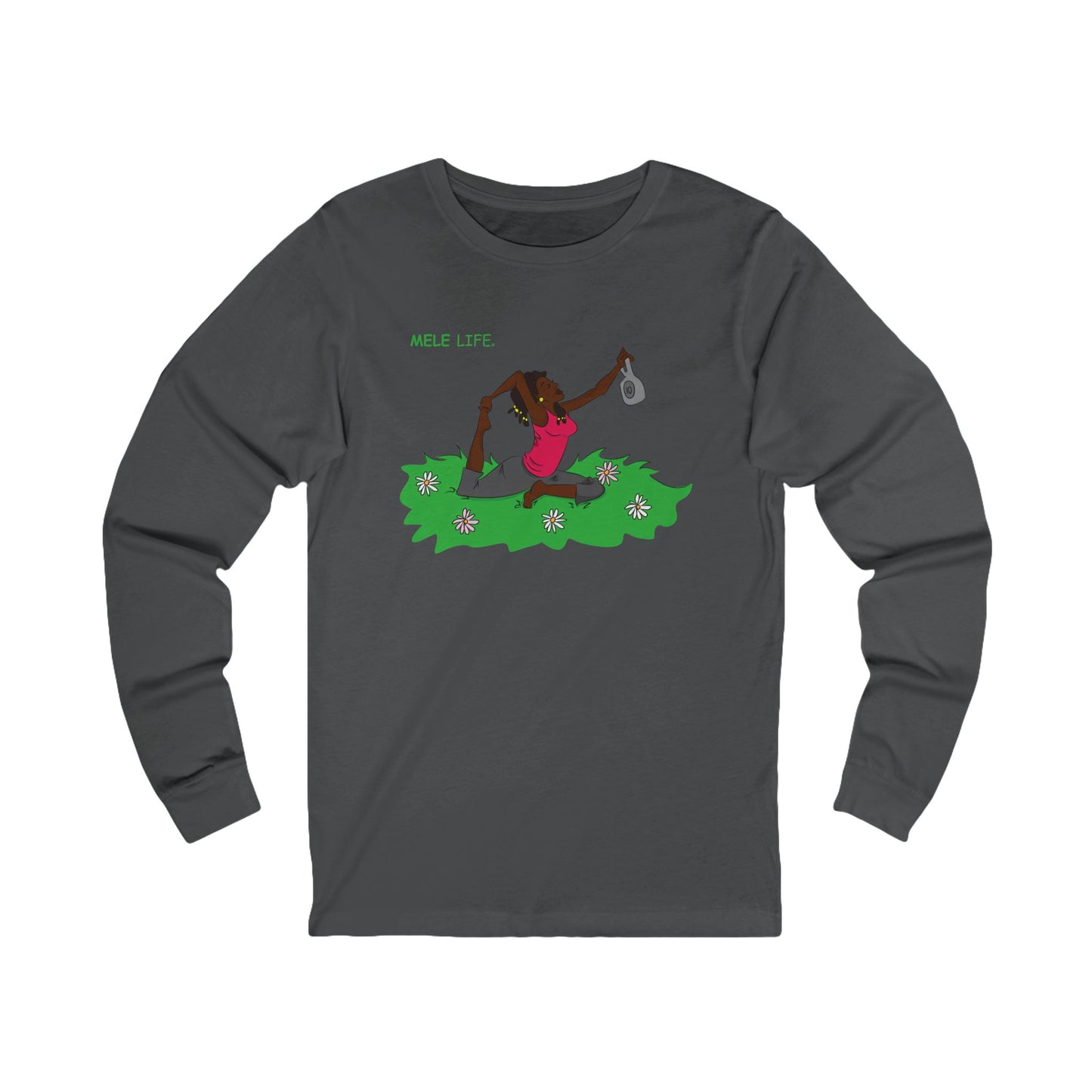 Long Sleeve Tee (Unisex) - Yoga Lady 2
