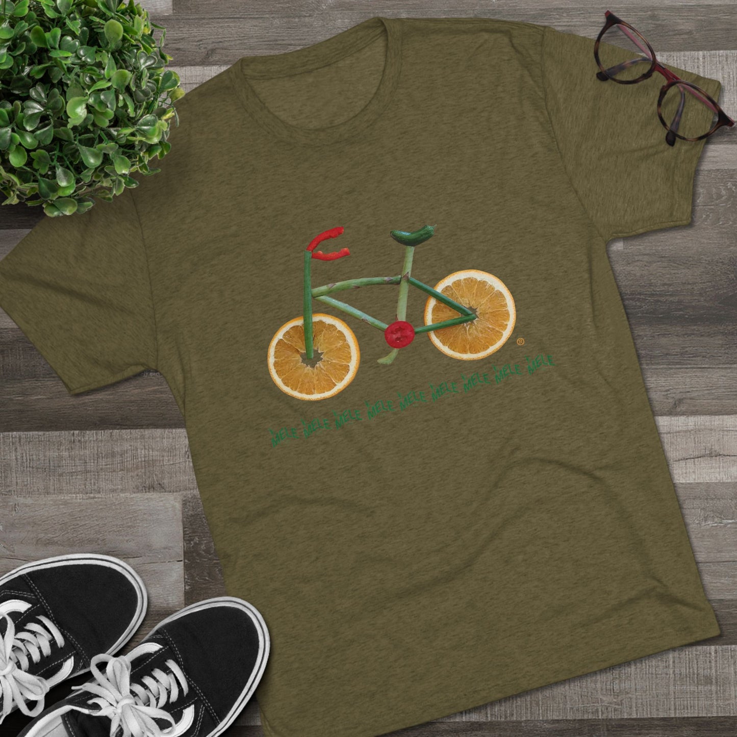 Triblend Tee (unisex) - Veggie Bike