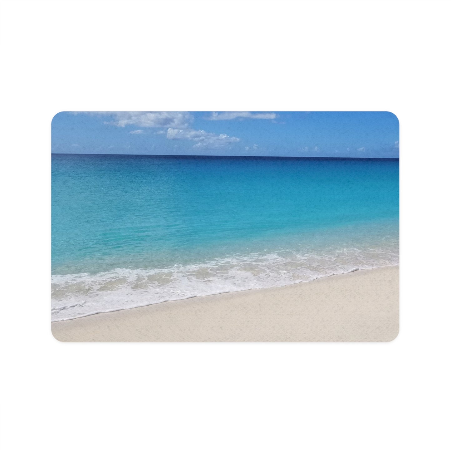 Dog Food Mat - Beach Paradise