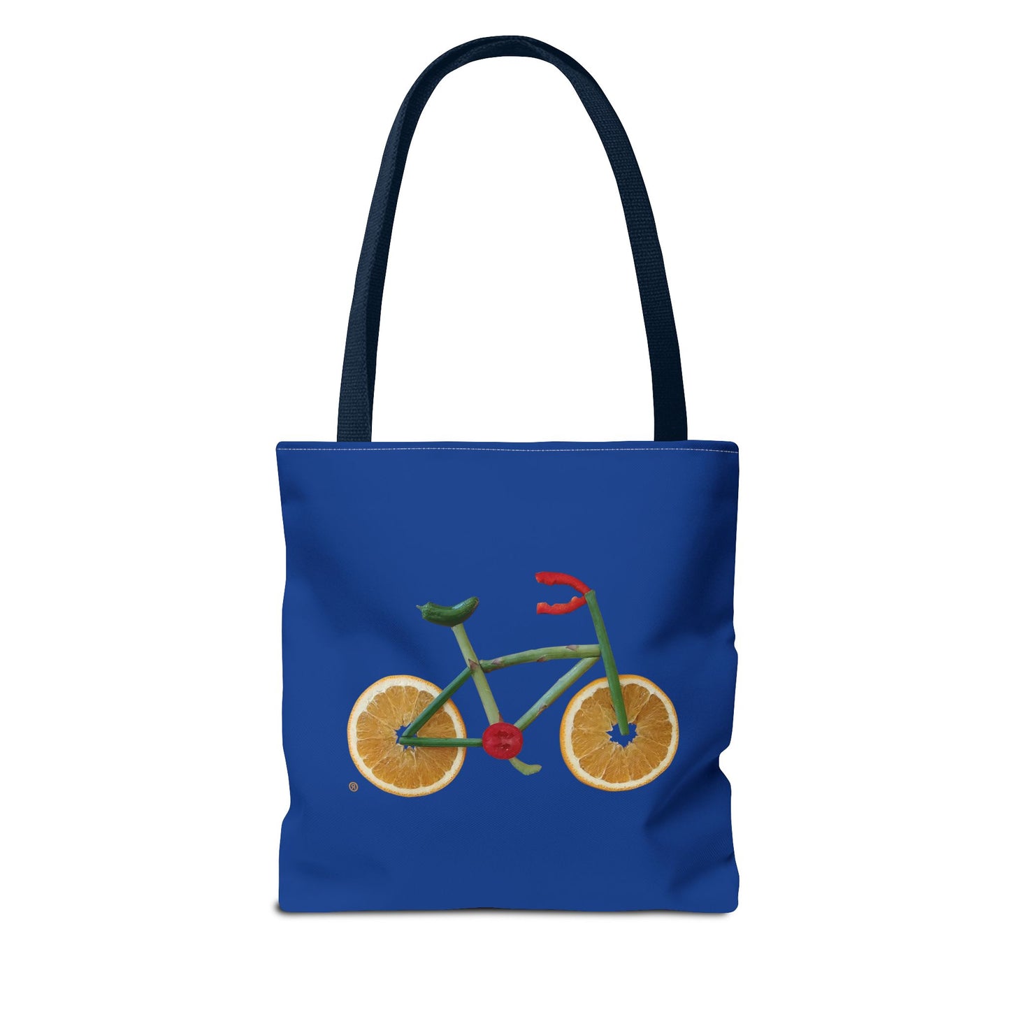 Tote Bag - Veggie Bike  (blue)
