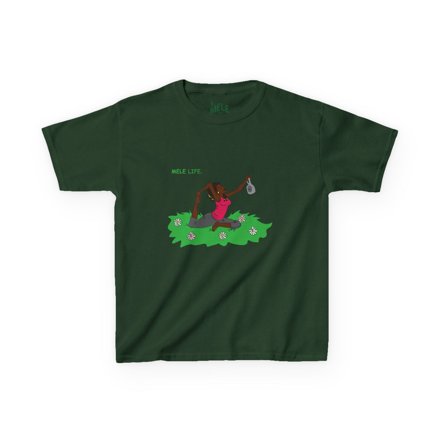 Kids Tee - Yoga Lady 2