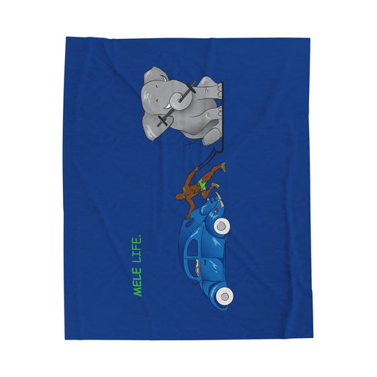 Blanket  - Strong Black Man  (blue)