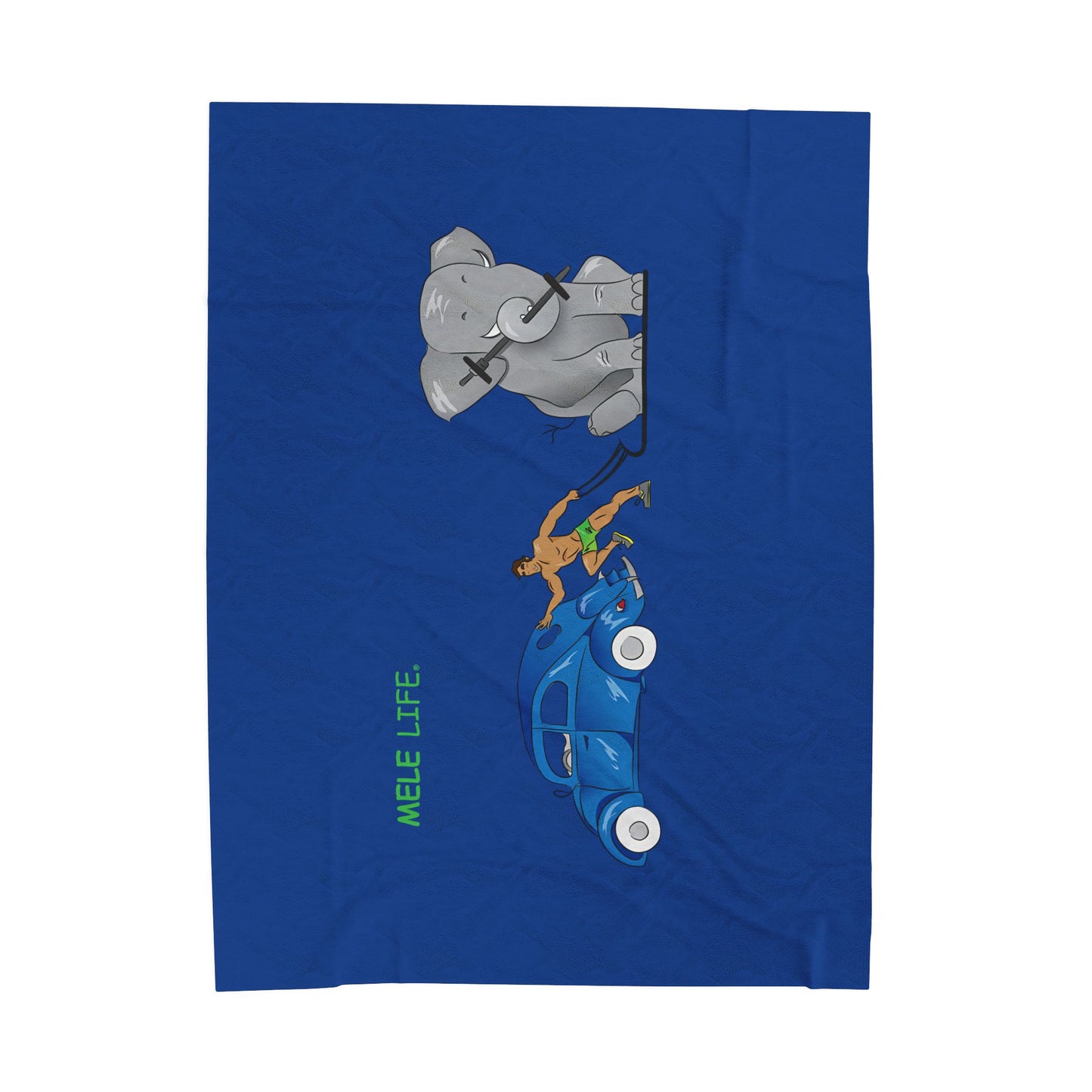 Blanket  - Strong Brown Man  (blue)