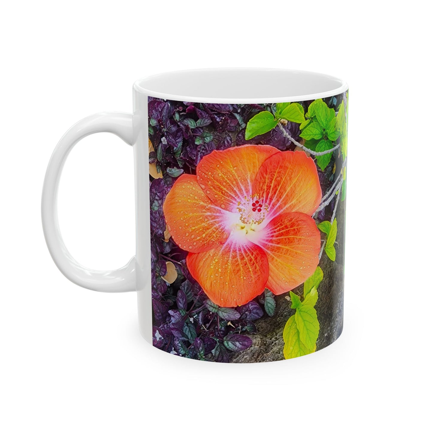 Coffee Mug (11oz/15oz) - Hawaiian Hibiscus Flower