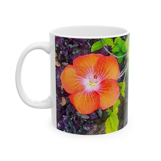 Coffee Mug (11oz/15oz) - Hawaiian Hibiscus Flower