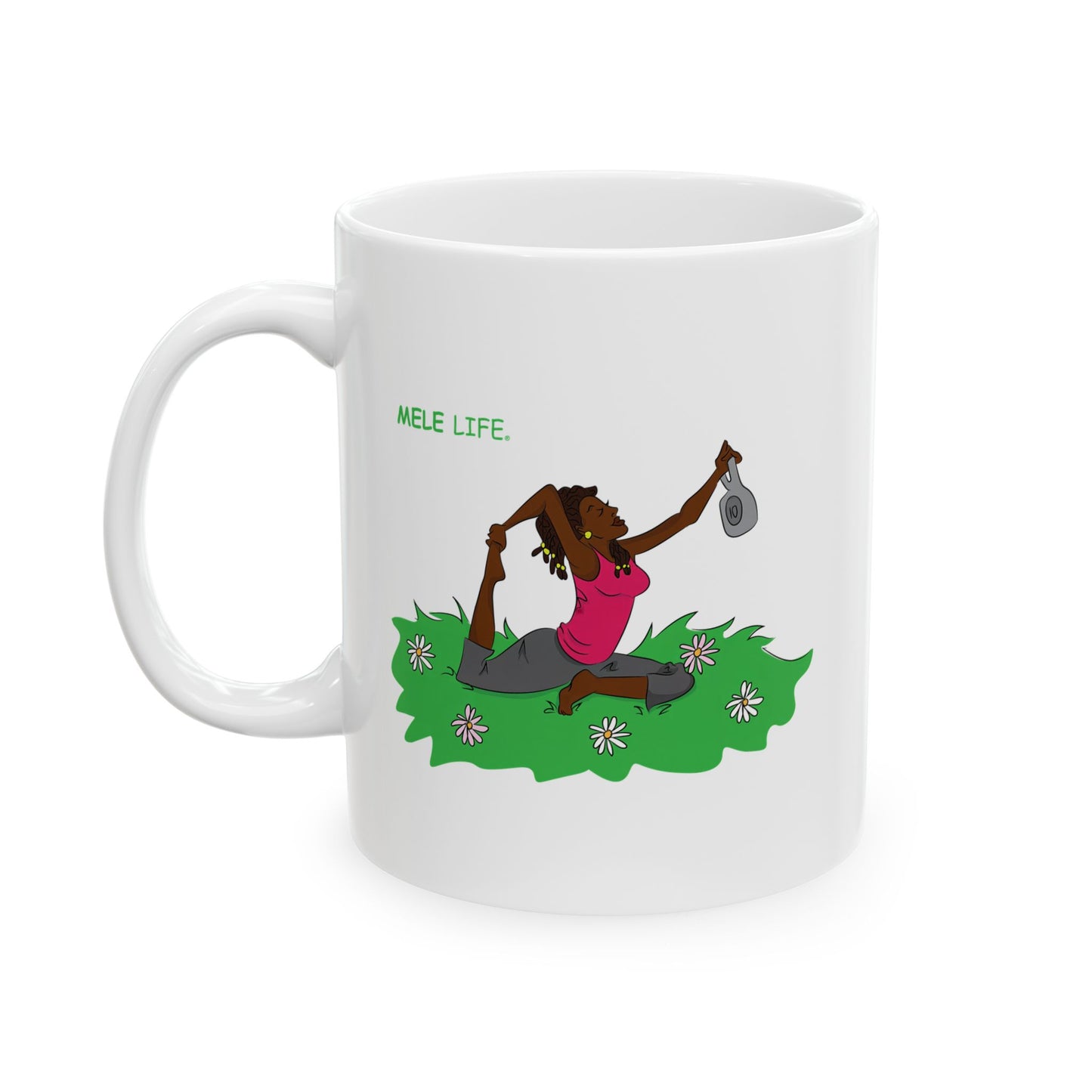 Coffee Mug (11oz/15oz) - Yoga Lady 2