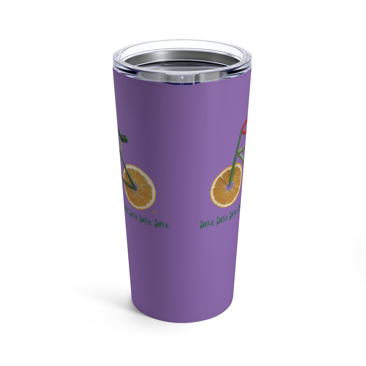 Tumbler 20oz - Veggie Bike   (purple)