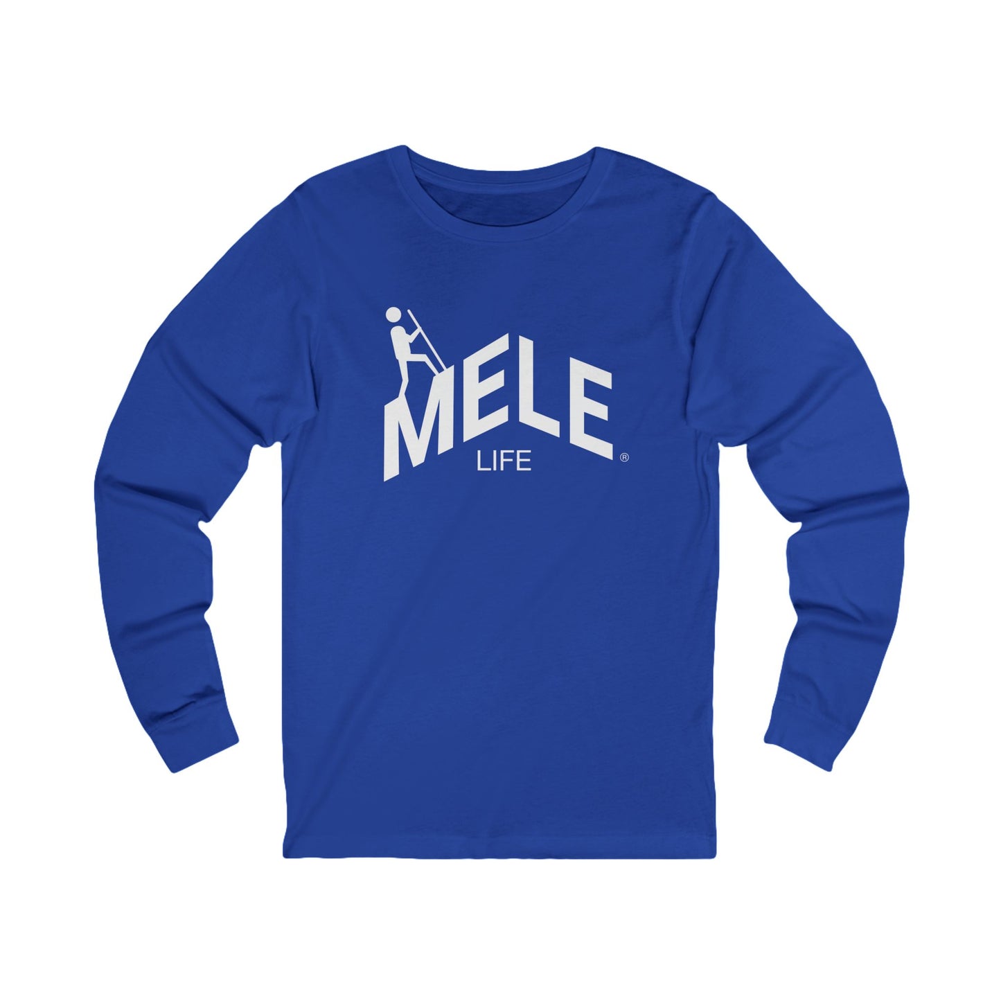 Long Sleeve Tee (Unisex) - MELE LIFE logo  (white text)