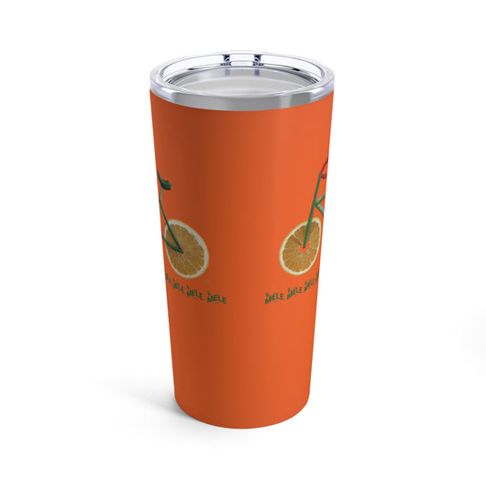 Tumbler 20oz - Veggie Bike   (orange)