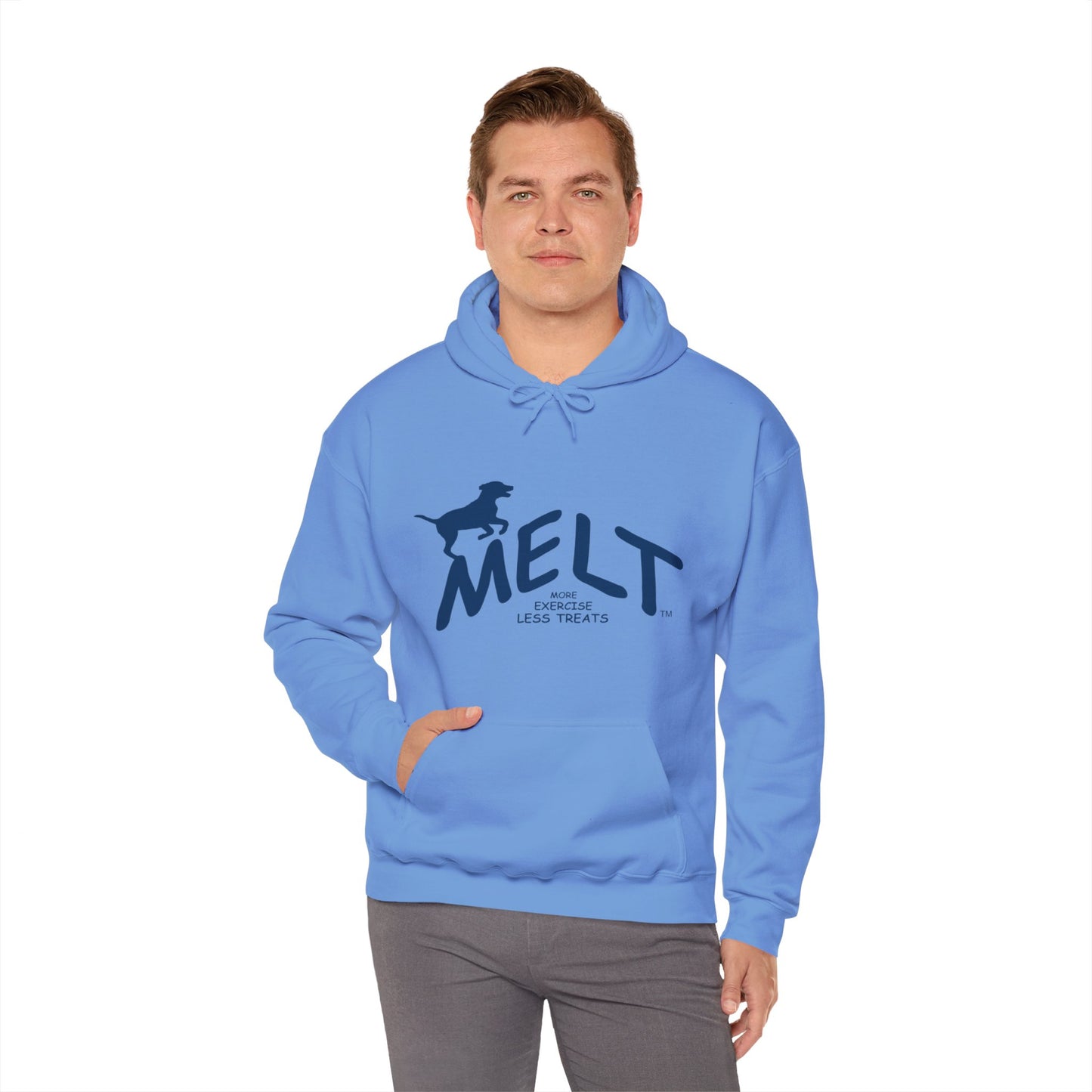 Hooded Sweatshirt (unisex) - MELT   (blue)