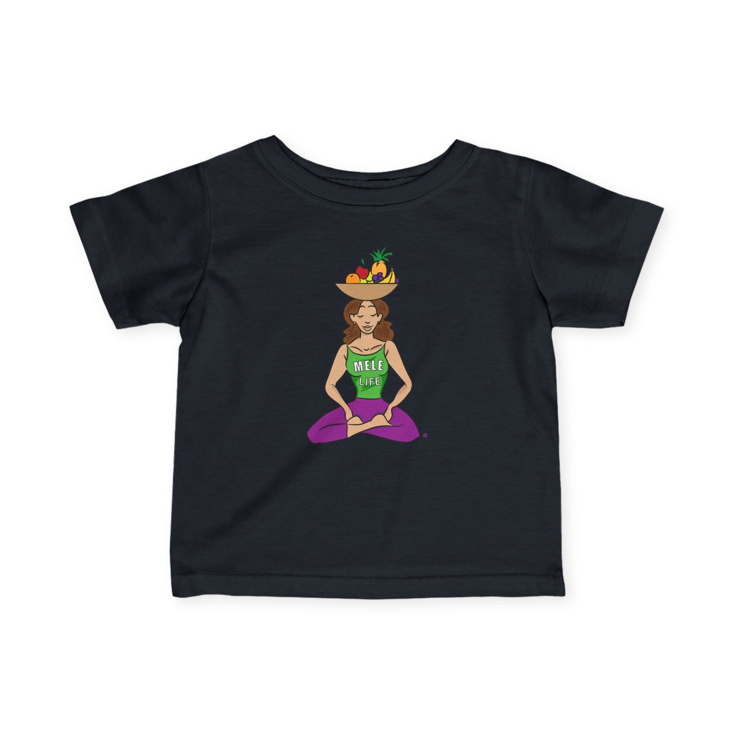 Infant Tee - Yoga Lady 1