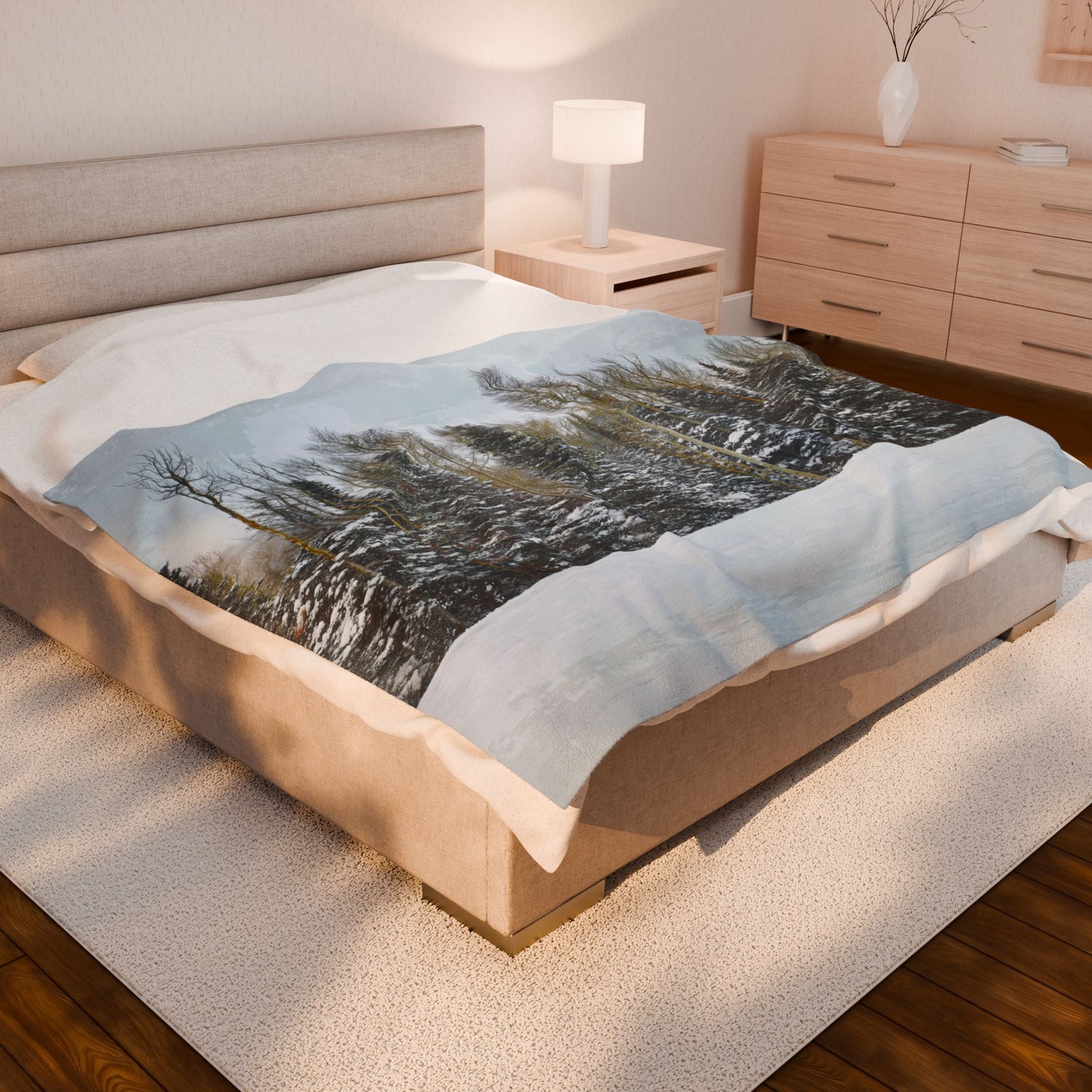 Blanket  - Forest Winterscape