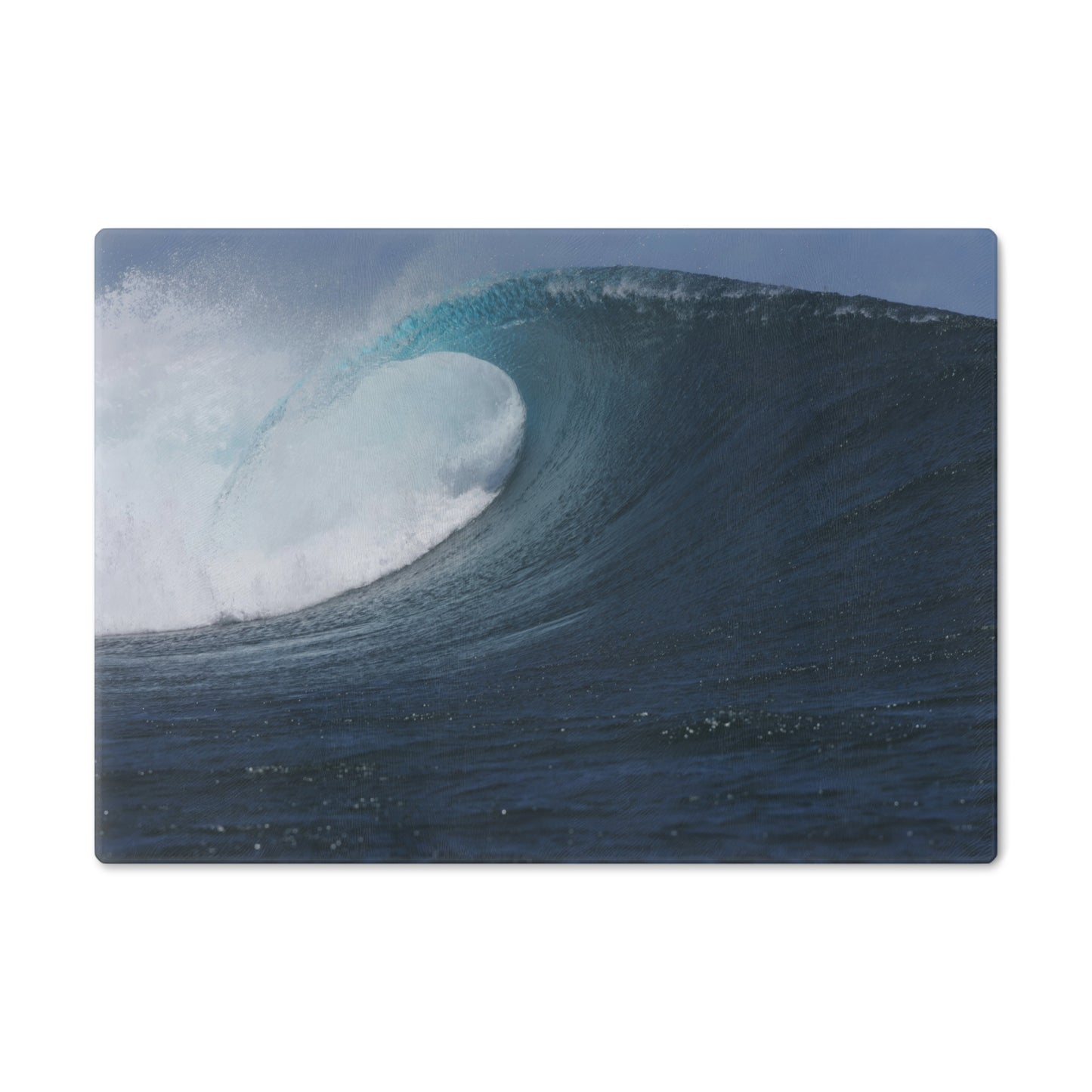 Cutting Board (glass) - Wave  (left)