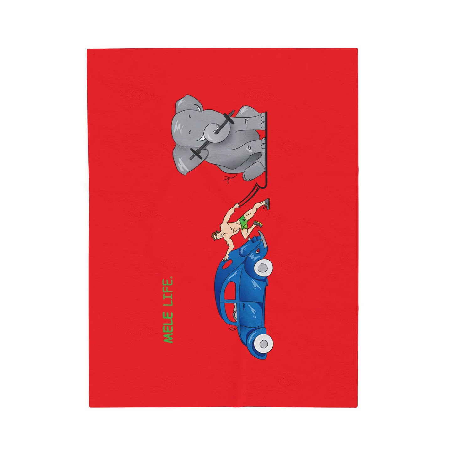 Blanket  - Strong White Man  (red)