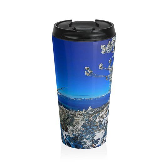 Travel Mug - Lake Tahoe in Winter