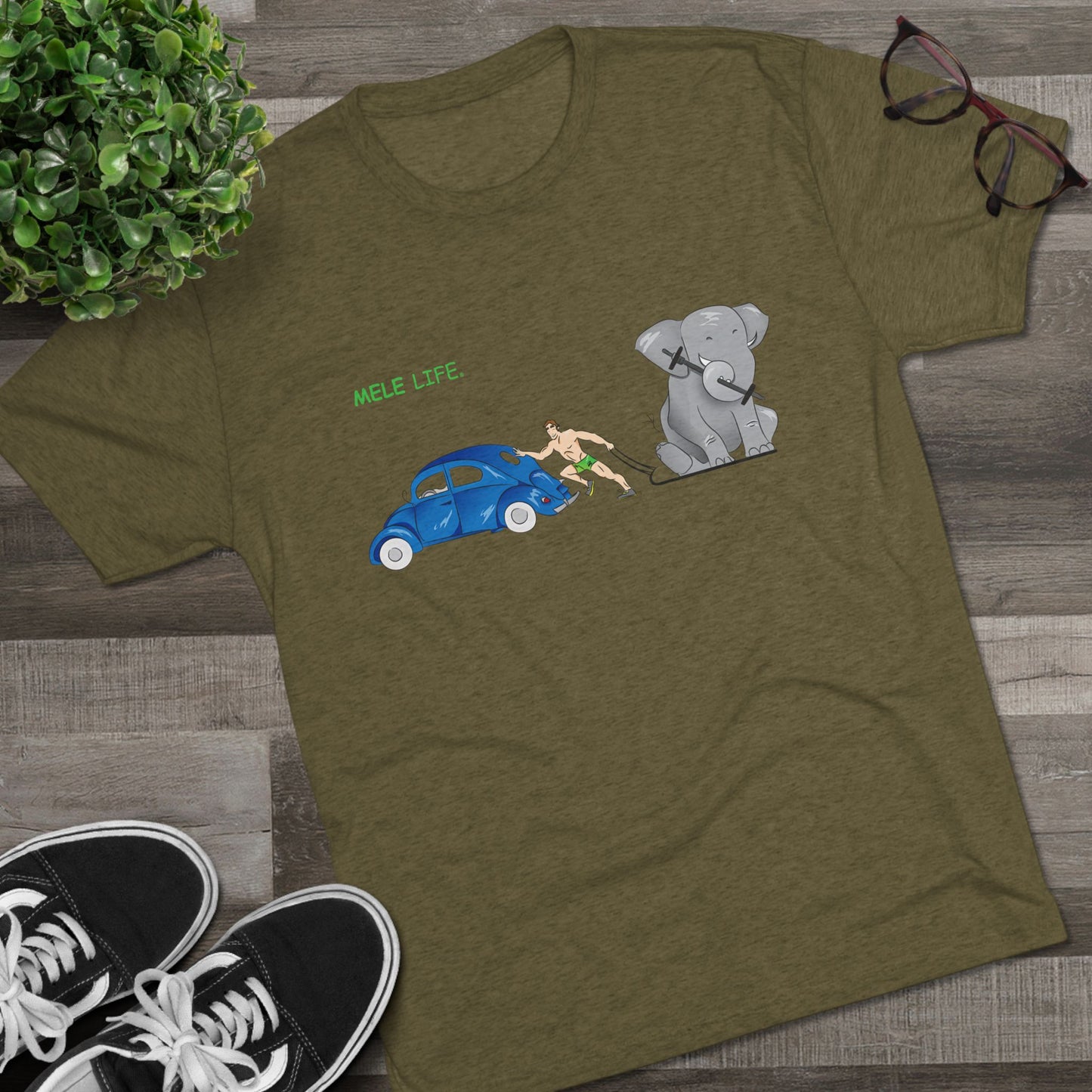 Triblend Tee (unisex) - Strong White Man