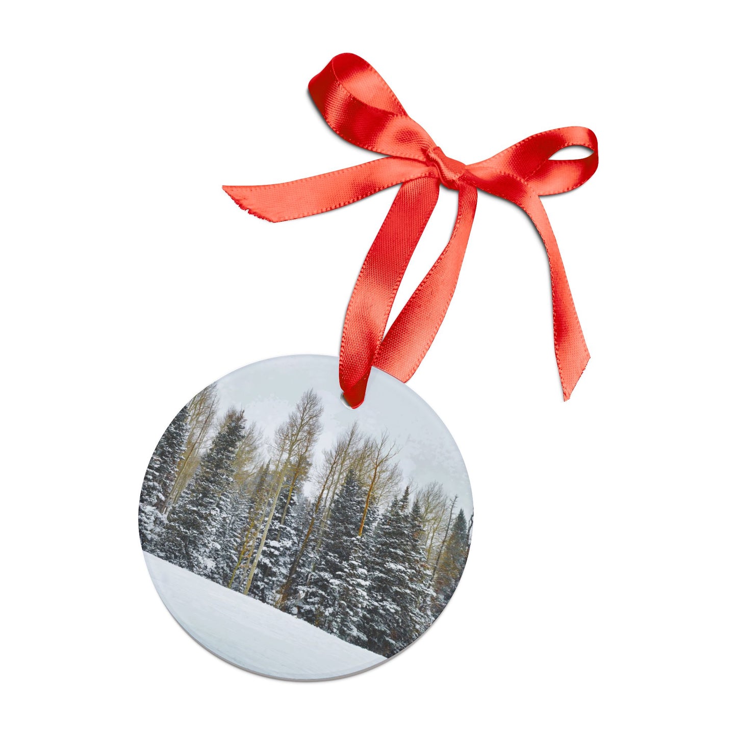 Holiday Ornament - Forest Winterscape