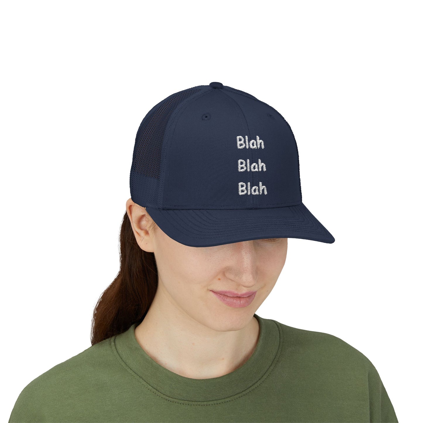 Baseball Cap (Snapback Trucker style) - Blah Blah Blah