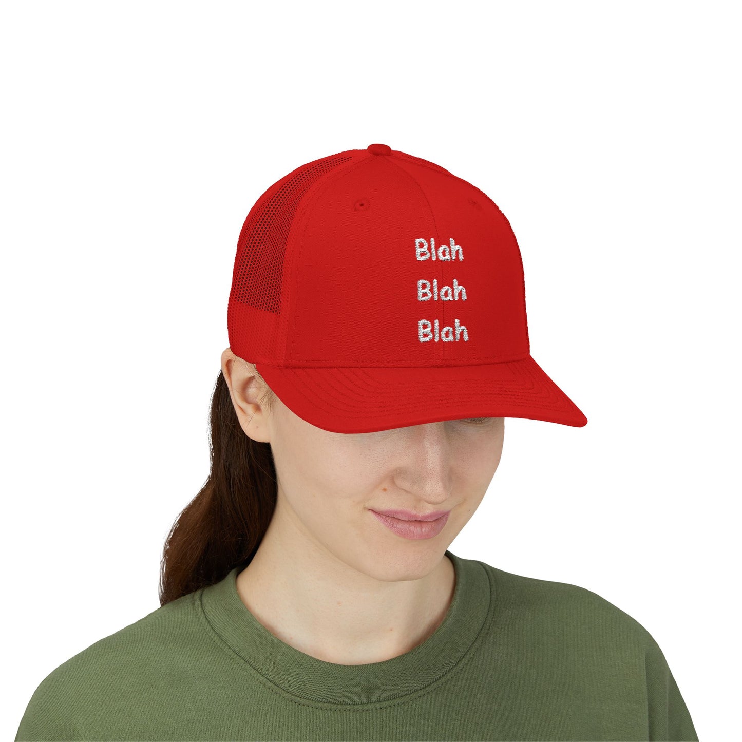 Baseball Cap (Snapback Trucker style) - Blah Blah Blah