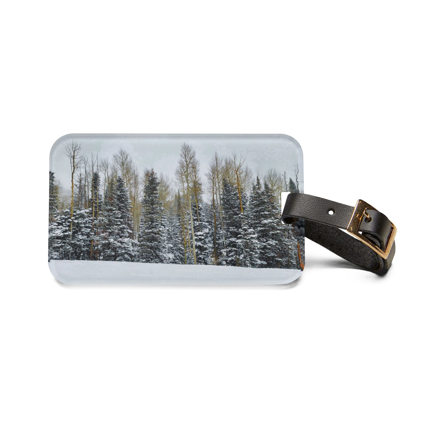 Luggage Tag - Forest Winterscape