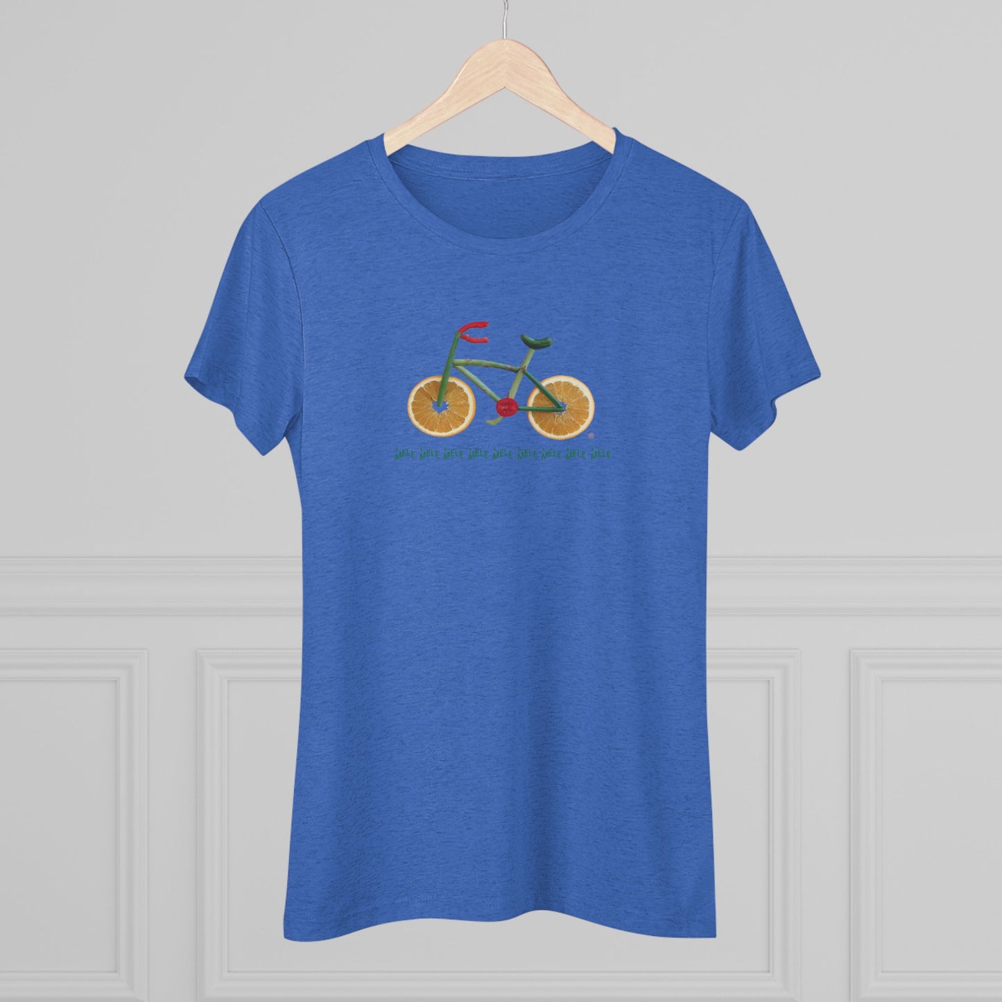 Women's Triblend Tee - Veggie Bike