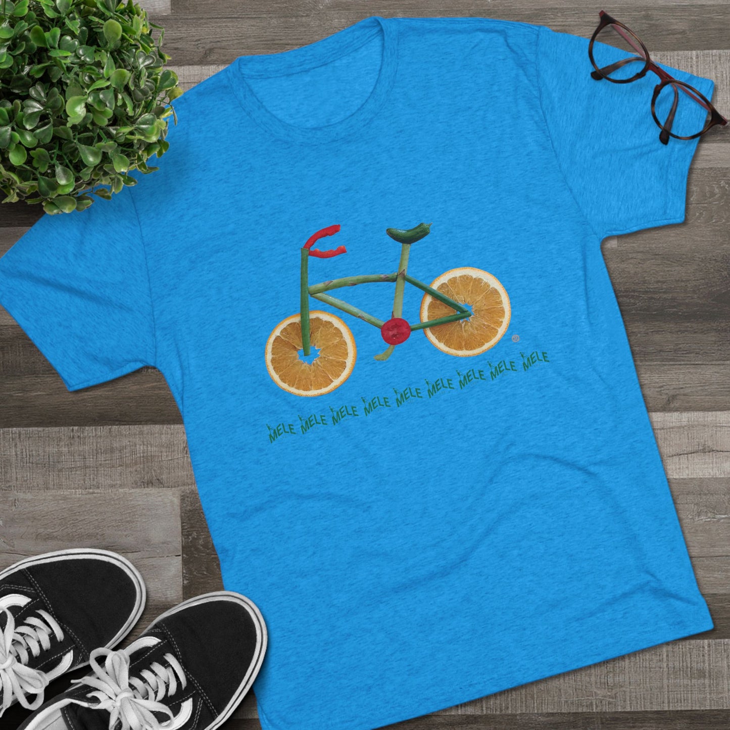 Triblend Tee (unisex) - Veggie Bike