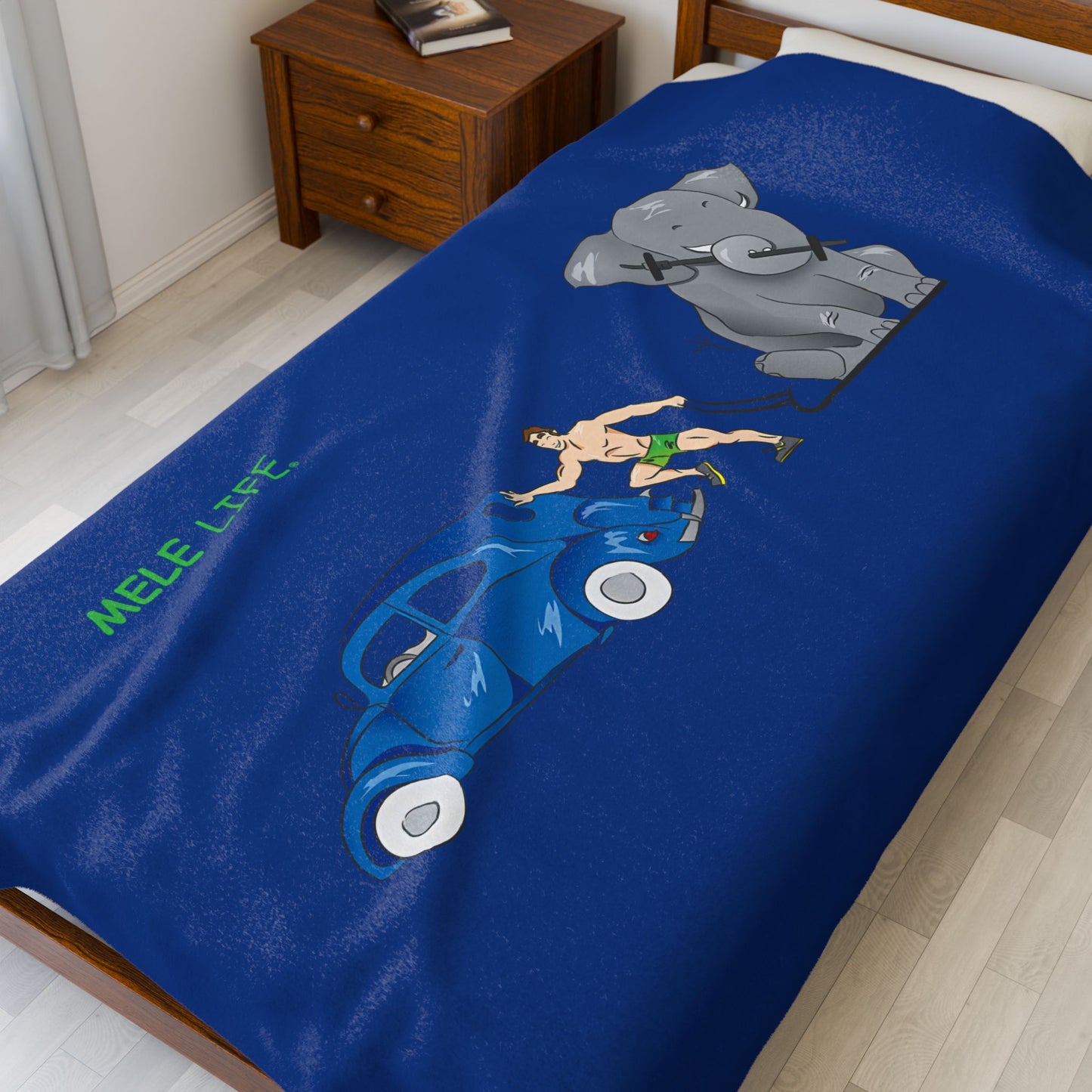 Blanket  - Strong White Man  (blue)