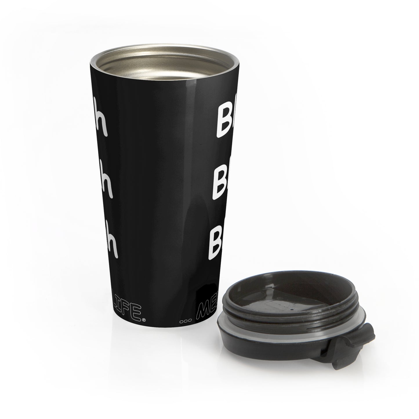 Travel Mug (15oz) - Blah Blah Blah    (black)