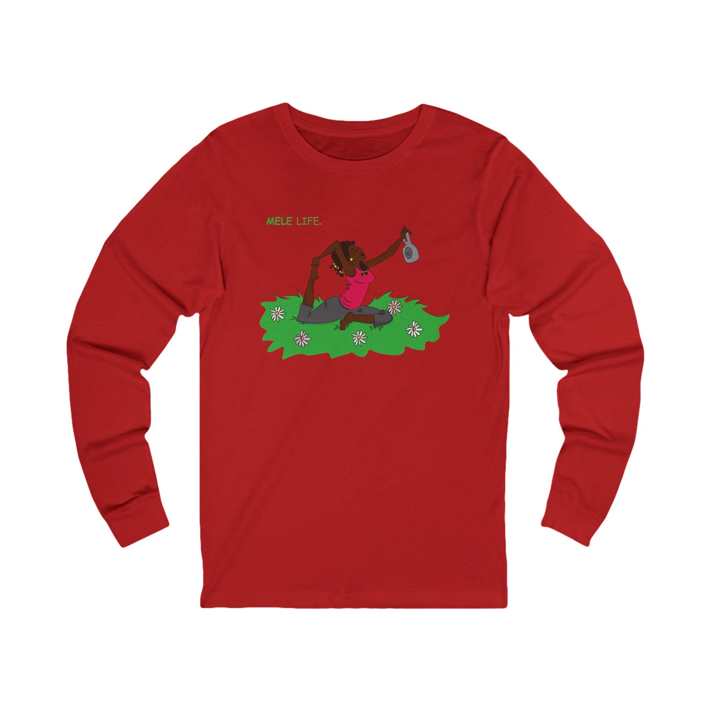 Long Sleeve Tee (Unisex) - Yoga Lady 2
