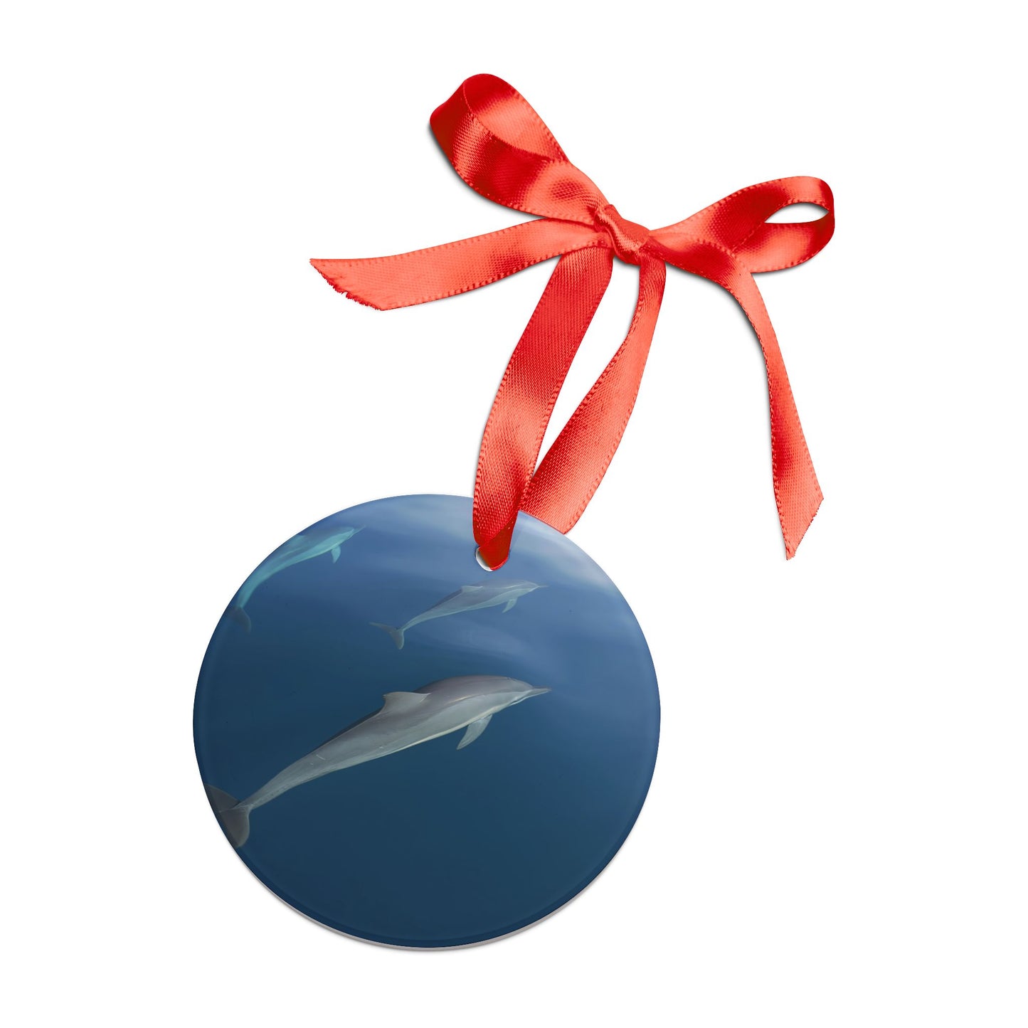Holiday Ornament - Dolphins