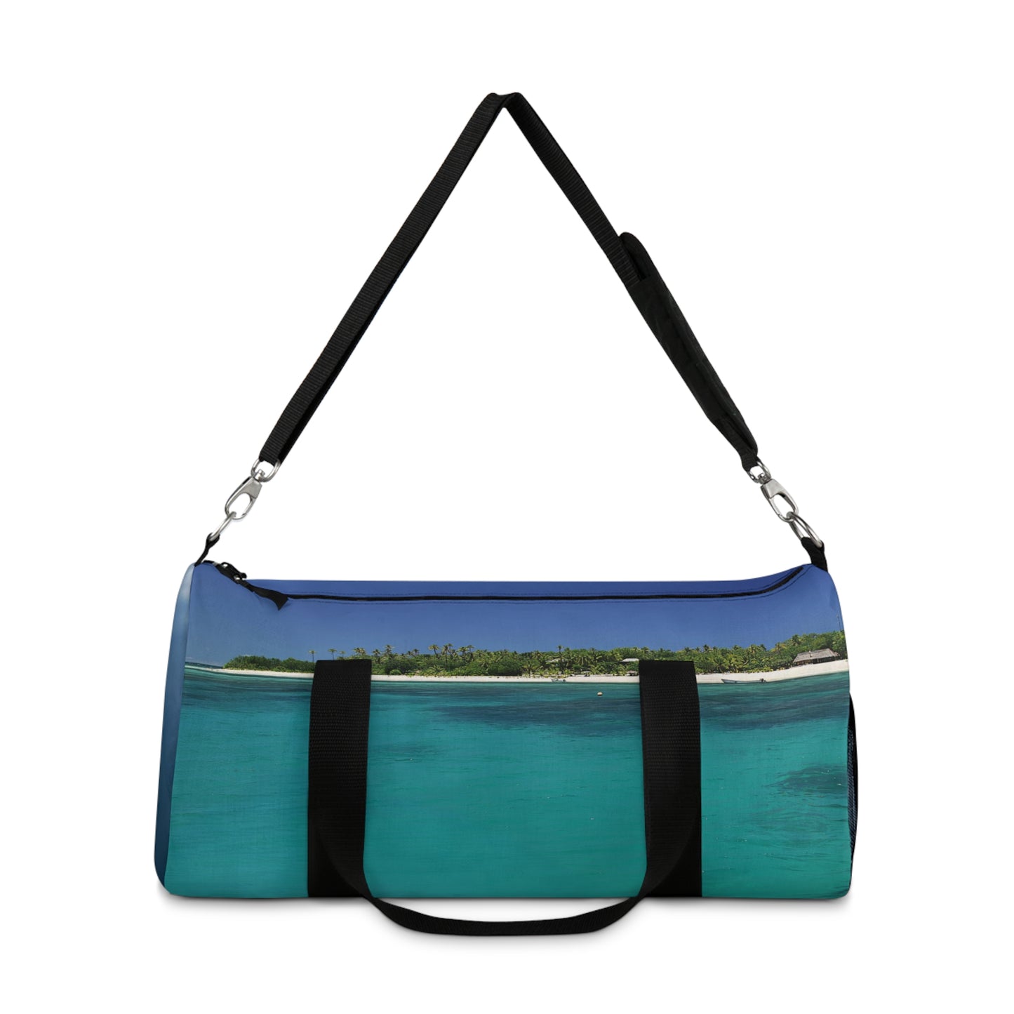 Duffel Bag - Tropical Island with Dolphins