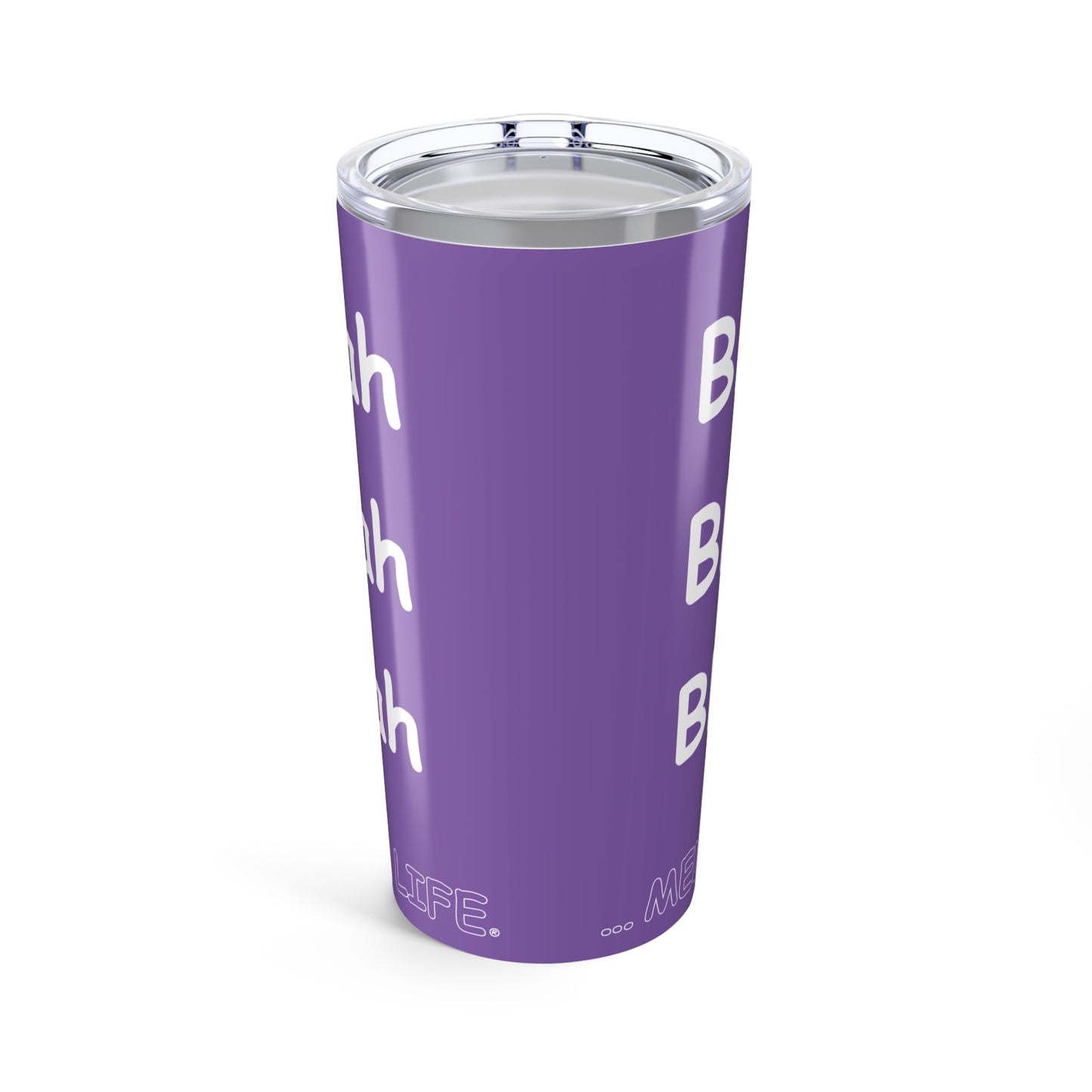 Tumbler (20oz) - Blah Blah Blah  (purple)