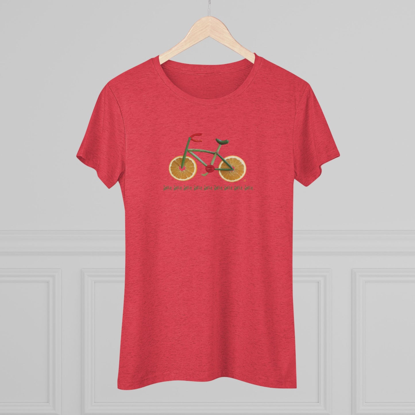 Women's Triblend Tee - Veggie Bike