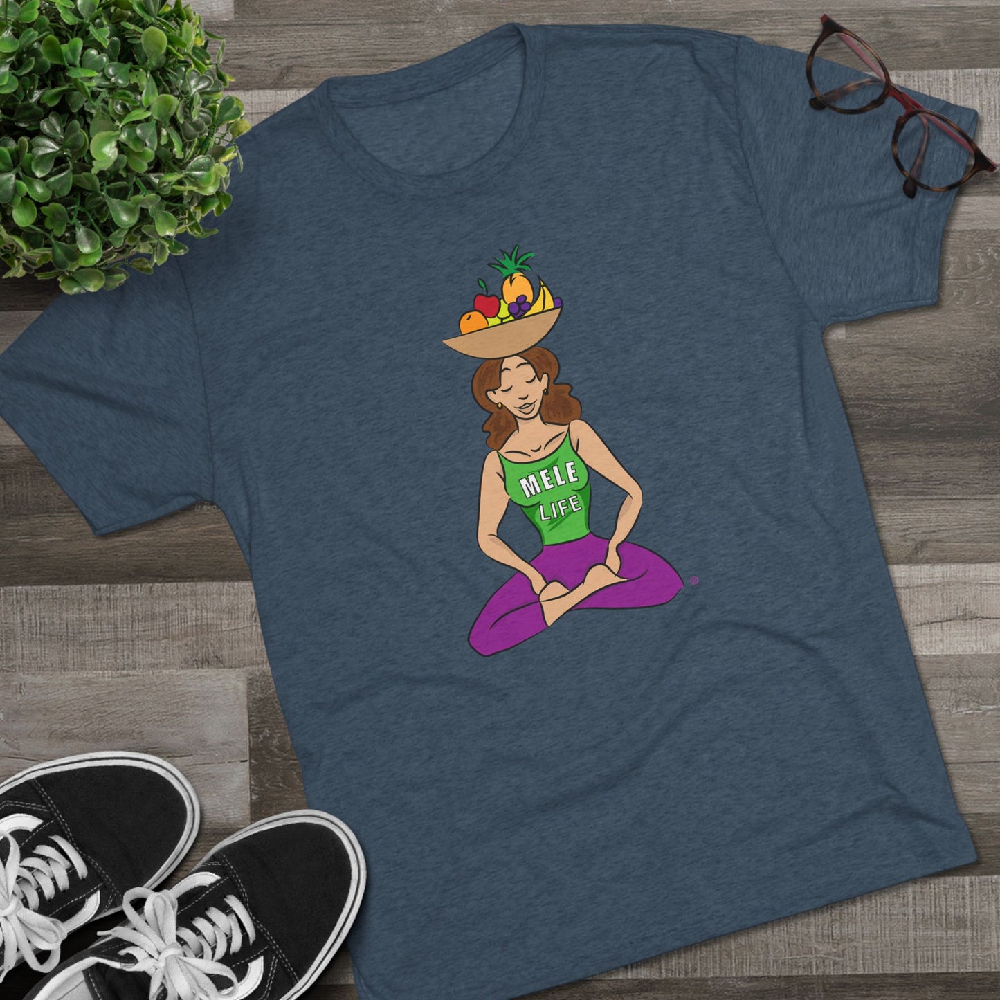 Triblend Tee (unisex) - Yoga Lady1