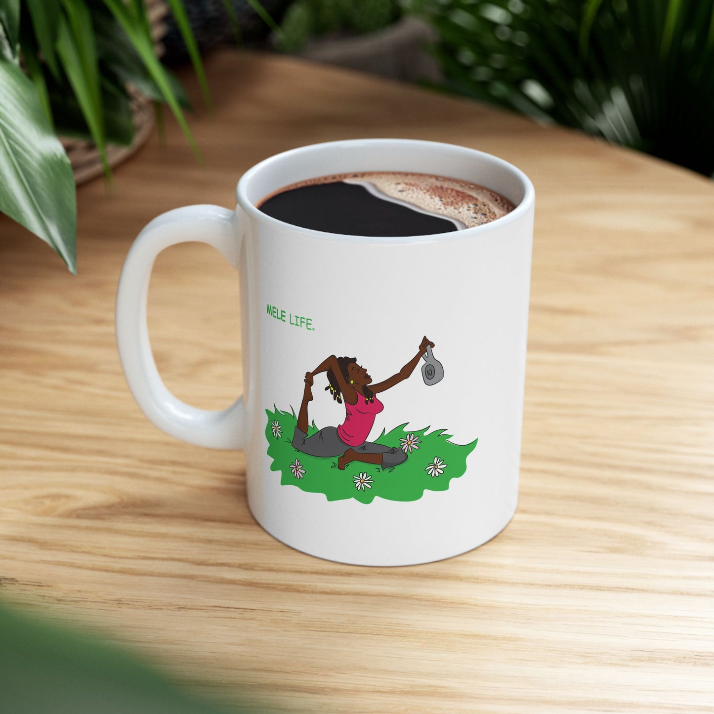 Coffee Mug (11oz/15oz) - Yoga Lady 2
