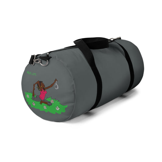 Duffel Bag - Yoga Lady 2  (dark gray)