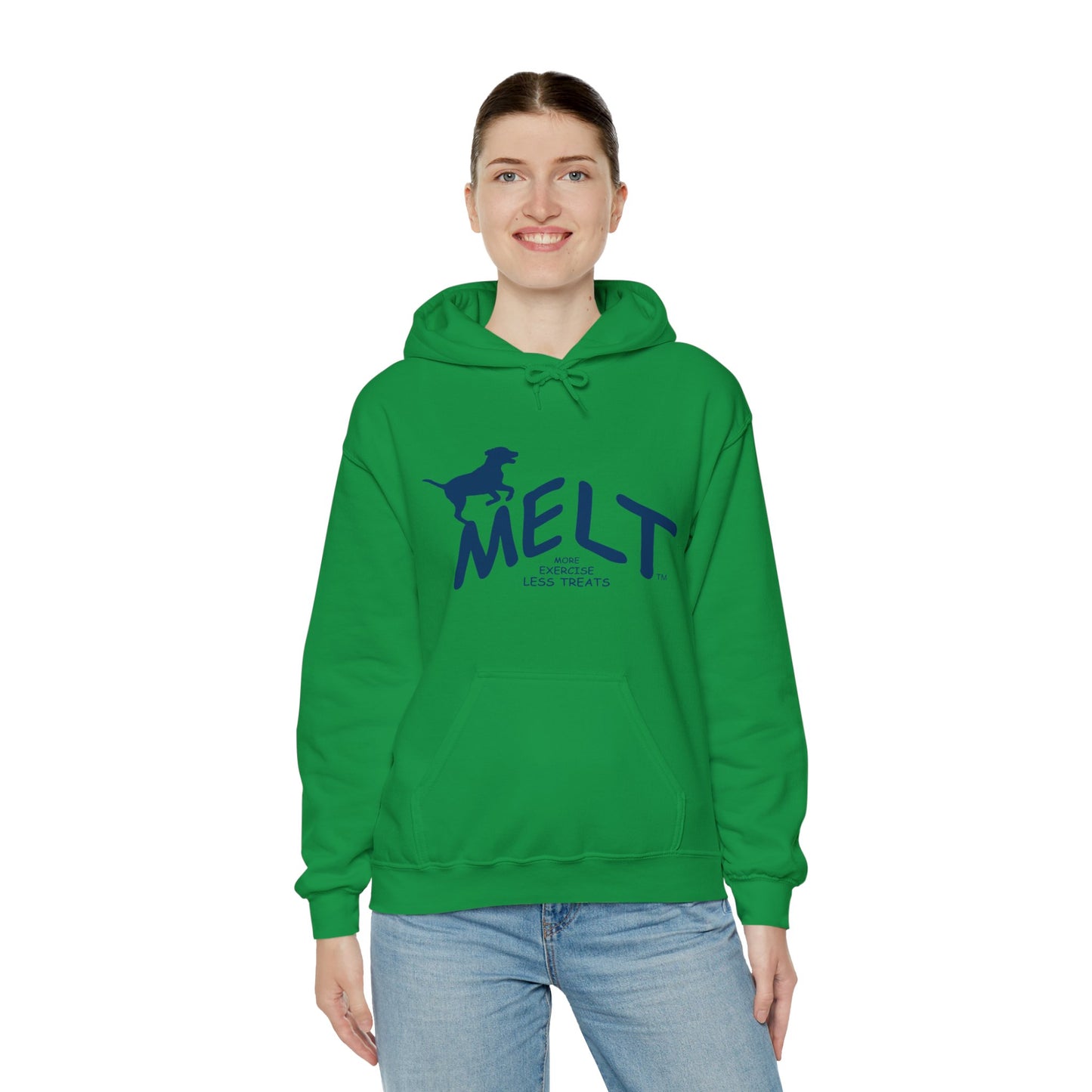 Hooded Sweatshirt (unisex) - MELT   (blue)