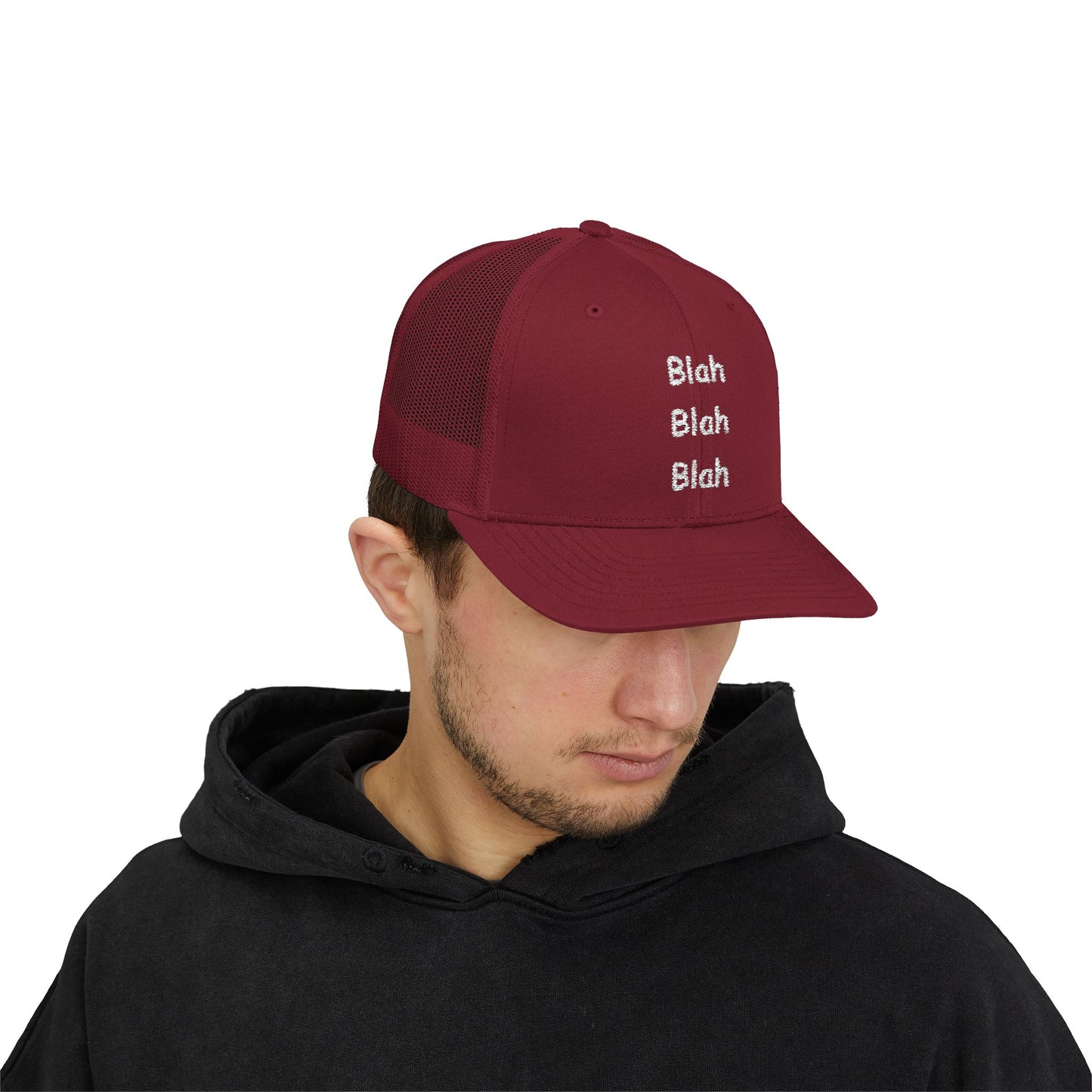 Baseball Cap (Snapback Trucker style) - Blah Blah Blah