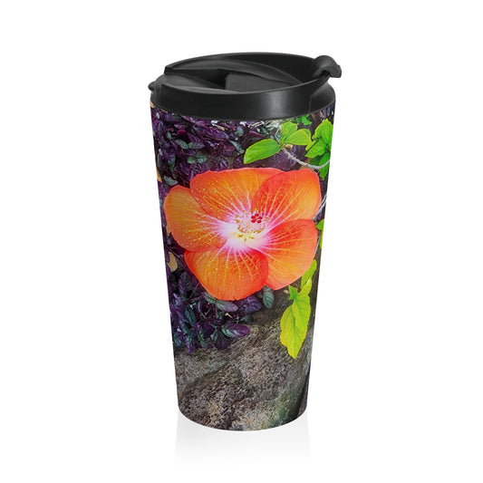 Travel Mug (15oz) - Hawaiian Hibiscus Flower