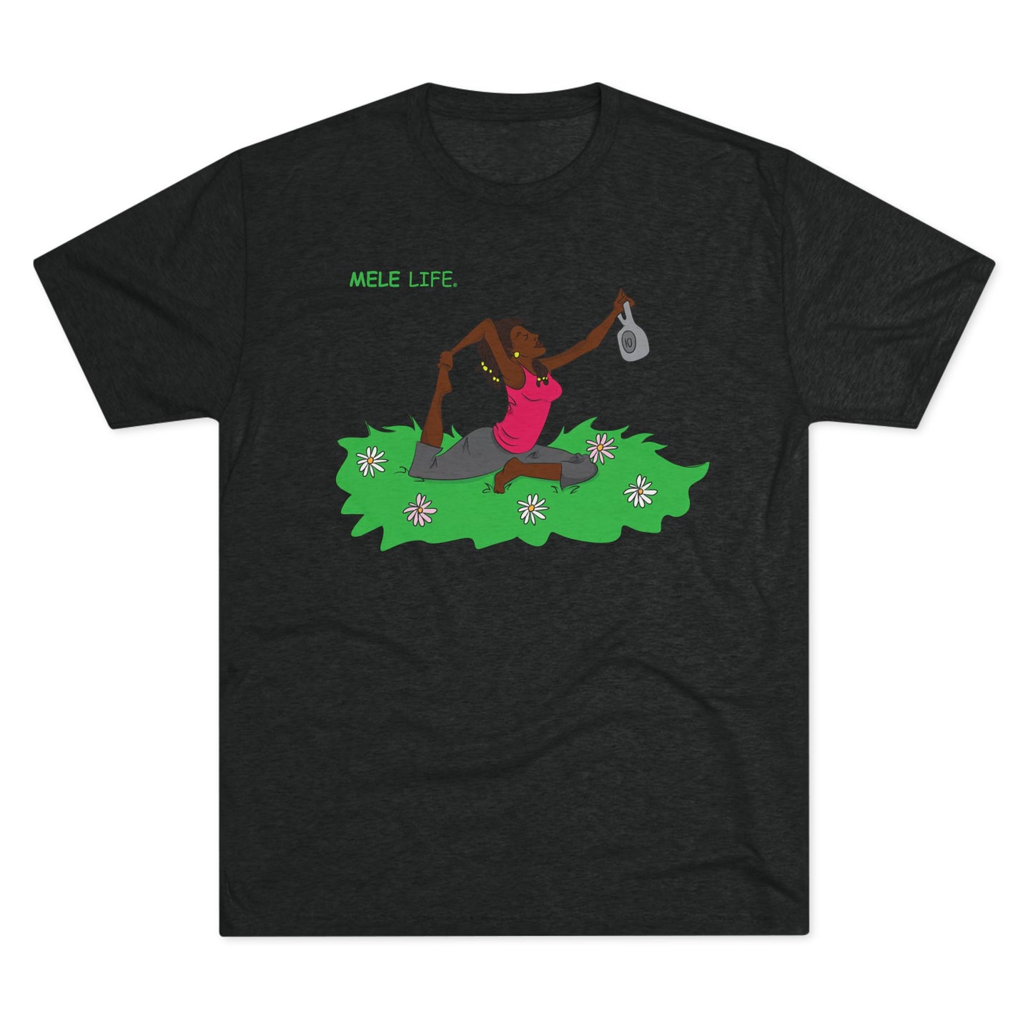 Triblend Tee (unisex) - Yoga Lady2